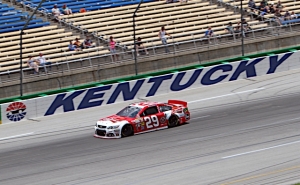 Kevin Harvick and the No. 29 Budweiser Chevrolet SS team scored a 10th-place finish in Sunday’s Quaker State 400 at Kentucky Speedway. Kevin Harvick and the No. 29 Budweiser Chevrolet SS team scored a 10th-place finish in Sunday’s Quaker State 400 at Kentucky Speedway.
